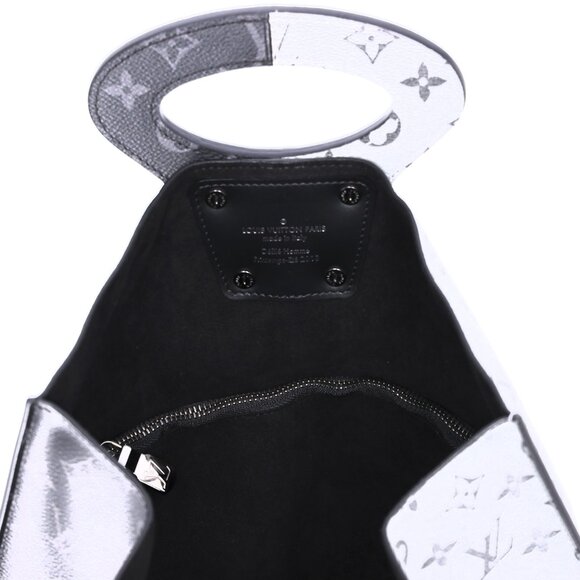 Louis Vuitton Monogram Eclipse Split Tote Bag M43816 Black Gray - Picture 6 of 7